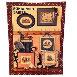 Sunbonnet Babies Cross Stitch Pattern Book by Catherines Stitch Collection 1989
